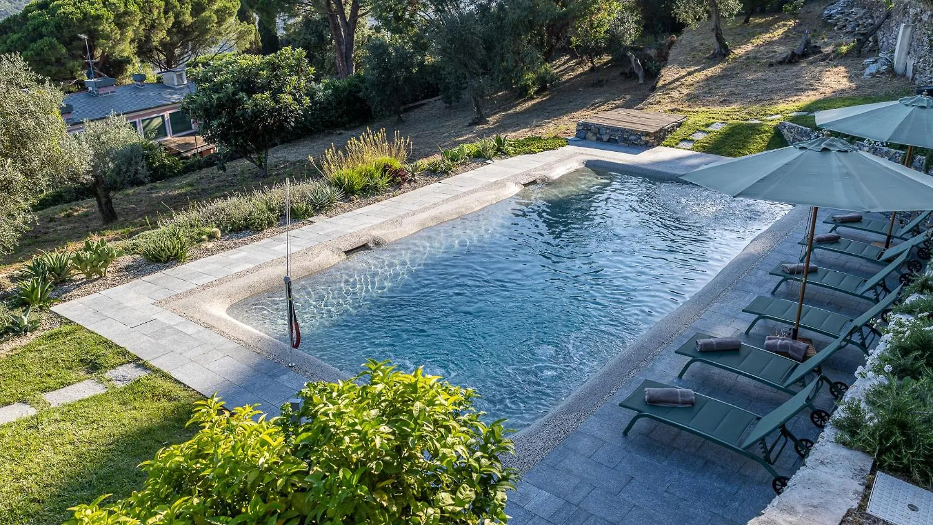 サンタ・マルゲリータ・リグレLa Casa Di Pietra Piscina E Panorama Da Sognoアパートメント サンタ・マルゲリータ・リグレ